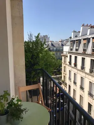 Balcon ou terrasse dans l'établissement Appartement Lombards 2 bedroom CityCosy