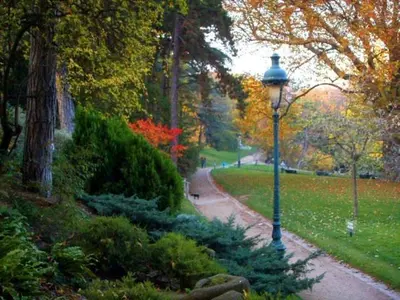 Jardin de l'établissement Hôtel Beaunier