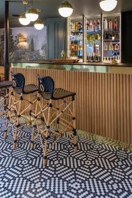 Salon ou bar de l'établissement Hôtel Fior d'Aliza