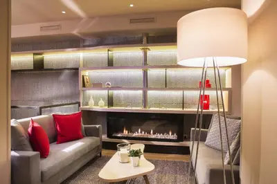 Coin salon dans l'établissement Best Western Quartier Latin Pantheon