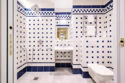 Salle de bains dans l'établissement Hotel Boileau