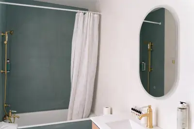 Salle de bains dans l'établissement Hotel Boileau
