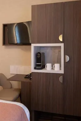 Cuisine ou kitchenette dans l'établissement Best Western Au Trocadéro