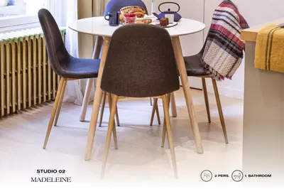 Coin salon dans l'établissement Beauquartier - Madeleine