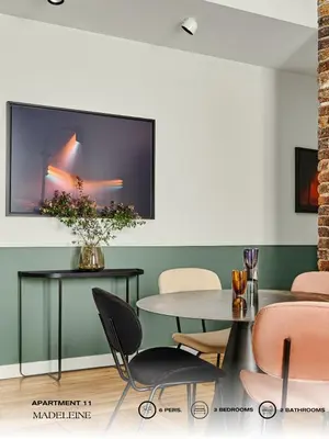 Coin salon dans l'établissement Beauquartier - Madeleine