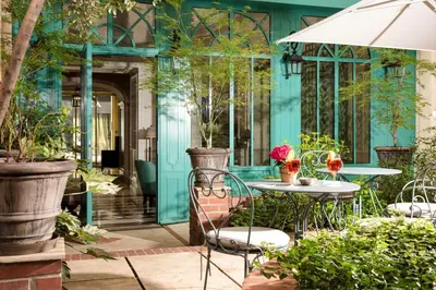 Jardin de l'établissement Hôtel Serotel Lutèce