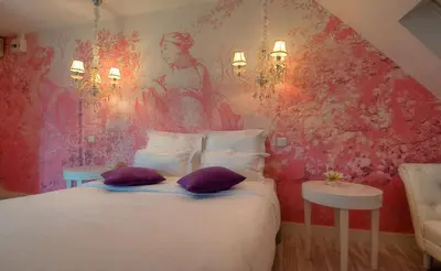 Un ou plusieurs lits dans un hébergement de l'établissement Hotel Cluny Square