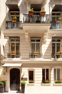 Balcon ou terrasse dans l'établissement Hotel Residence Foch
