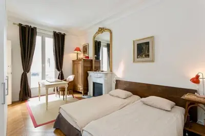 Un ou plusieurs lits dans un hébergement de l'établissement Charming bedroom