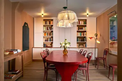 Coin salon dans l'établissement Hôtel de La Boétie