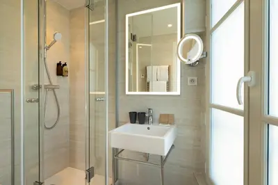 Salle de bains dans l'établissement Hotel Observatoire Luxembourg