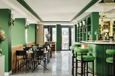 Restaurant ou autre lieu de restauration dans l'établissement Hotel Observatoire Luxembourg