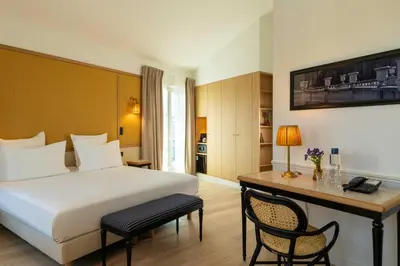 Un ou plusieurs lits dans un hébergement de l'établissement Hotel Observatoire Luxembourg