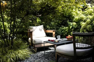 Jardin de l'établissement Hôtel Regent's Garden - Astotel