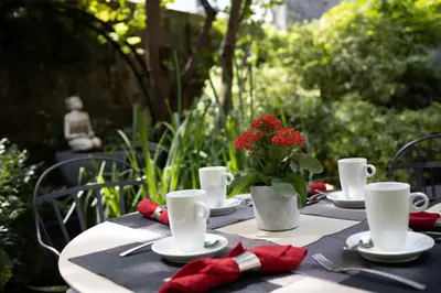 Jardin de l'établissement Hôtel Regent's Garden - Astotel