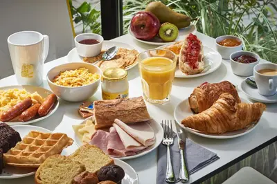 Nourriture dans l'hôtel ou à proximité