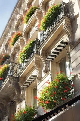 Balcon ou terrasse dans l'établissement Hôtel Elysées Régencia