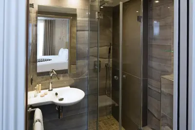Salle de bains dans l'établissement Hotel Duette Paris