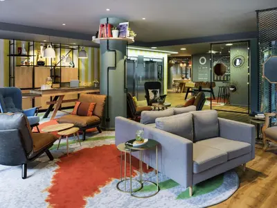 Coin salon dans l'établissement Aparthotel Adagio Paris Bercy Village