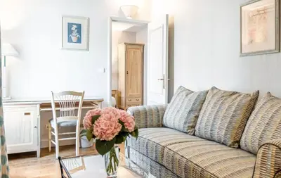 Coin salon dans l'établissement Villa Alessandra