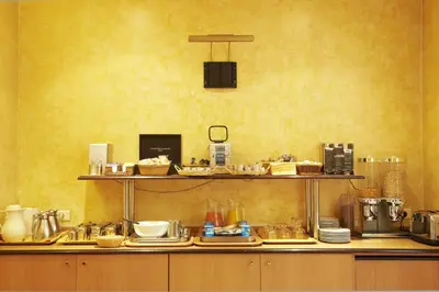 Plateau bouilloire dans l'établissement Hôtel Poussin