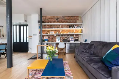 Cuisine ou kitchenette dans l'établissement Fabulous Design Loft - High Marais/République