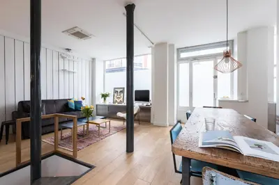 Coin salon dans l'établissement Fabulous Design Loft - High Marais/République