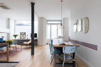 Coin salon dans l'établissement Fabulous Design Loft - High Marais/République