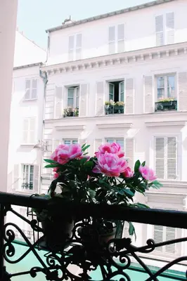 Balcon ou terrasse dans l'établissement Ternes Cozy Studio