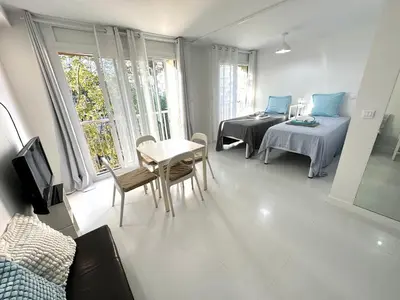 Un ou plusieurs lits dans un hébergement de l'établissement Studio Trip In Paris - Gare de l'Est