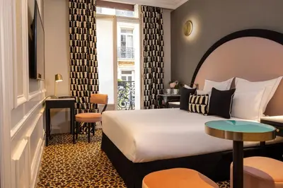 Un ou plusieurs lits dans un hébergement de l'établissement Hotel West-End