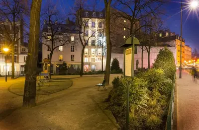 Jardin de l'établissement Hôtel du Parc Montparnasse