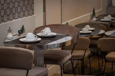 Coin salon dans l'établissement Longchamp Elysées