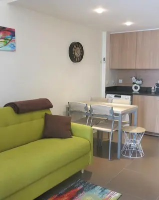 Cuisine ou kitchenette dans l'établissement Mini Loft Daval