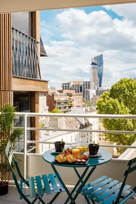 Balcon ou terrasse dans l'établissement Hôtel Sanso by HappyCulture