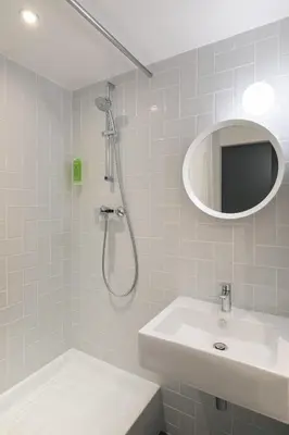 Salle de bains dans l'établissement Hôtel Sanso by HappyCulture