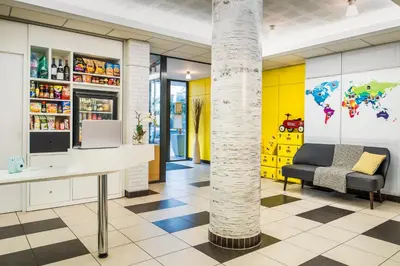 Coin salon dans l'établissement Aparthotel Adagio Access Paris Vanves - Porte de Châtillon