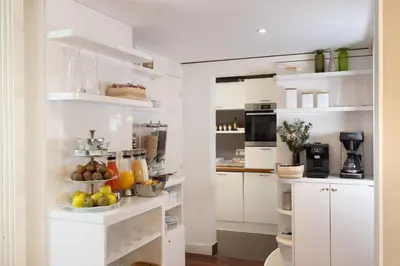 Cuisine ou kitchenette dans l'établissement Villa des Ambassadeurs