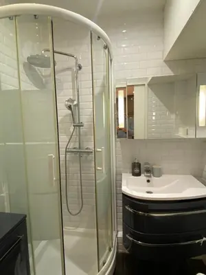 Salle de bains dans l'établissement Maison le Bac Apartments