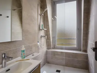Salle de bains dans l'établissement Aparthotel Adagio Access Paris Philippe Auguste