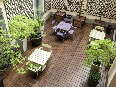 Restaurant ou autre lieu de restauration dans l'établissement Aparthotel Adagio Access Paris Philippe Auguste