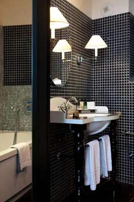 Salle de bains dans l'établissement Hotel Fontaines du Luxembourg
