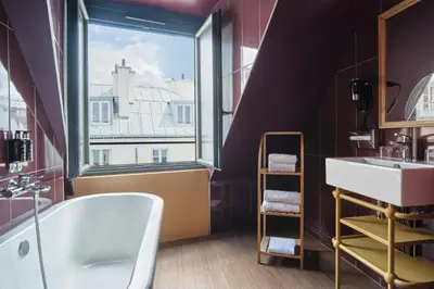 Coin salon dans l'établissement Hôtel Joséphine by Happyculture