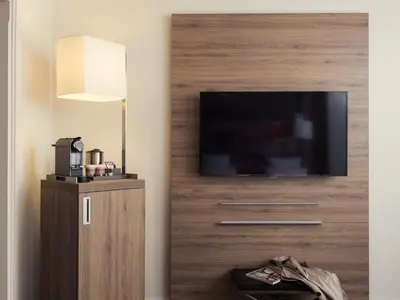 Télévision ou salle de divertissement dans l'établissement Mercure Paris Boulogne