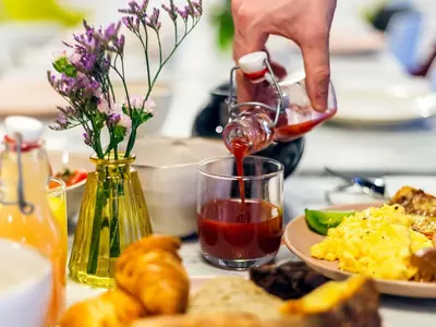 Nourriture dans l'hôtel ou à proximité