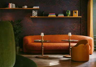 Coin salon dans l'établissement Hôtel De Buci