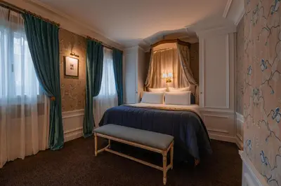Un ou plusieurs lits dans un hébergement de l'établissement Hôtel De Buci