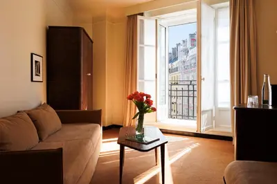 Coin salon dans l'établissement Hotel Rochechouart, Orso Hotels, a Member of Design Hotels