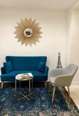 Coin salon dans l'établissement Hôtel Palais De Chaillot