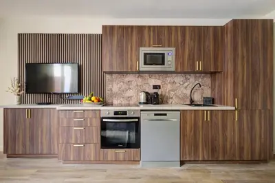 Cuisine ou kitchenette dans l'établissement 201 Suite Anne - Superbe appartement